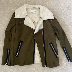 Joa LA shearling jacket olive S